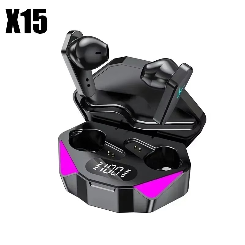 X15 TWS Gaming Earbuds – Bluetooth 9D Stereo Earphones with Mic & Bass