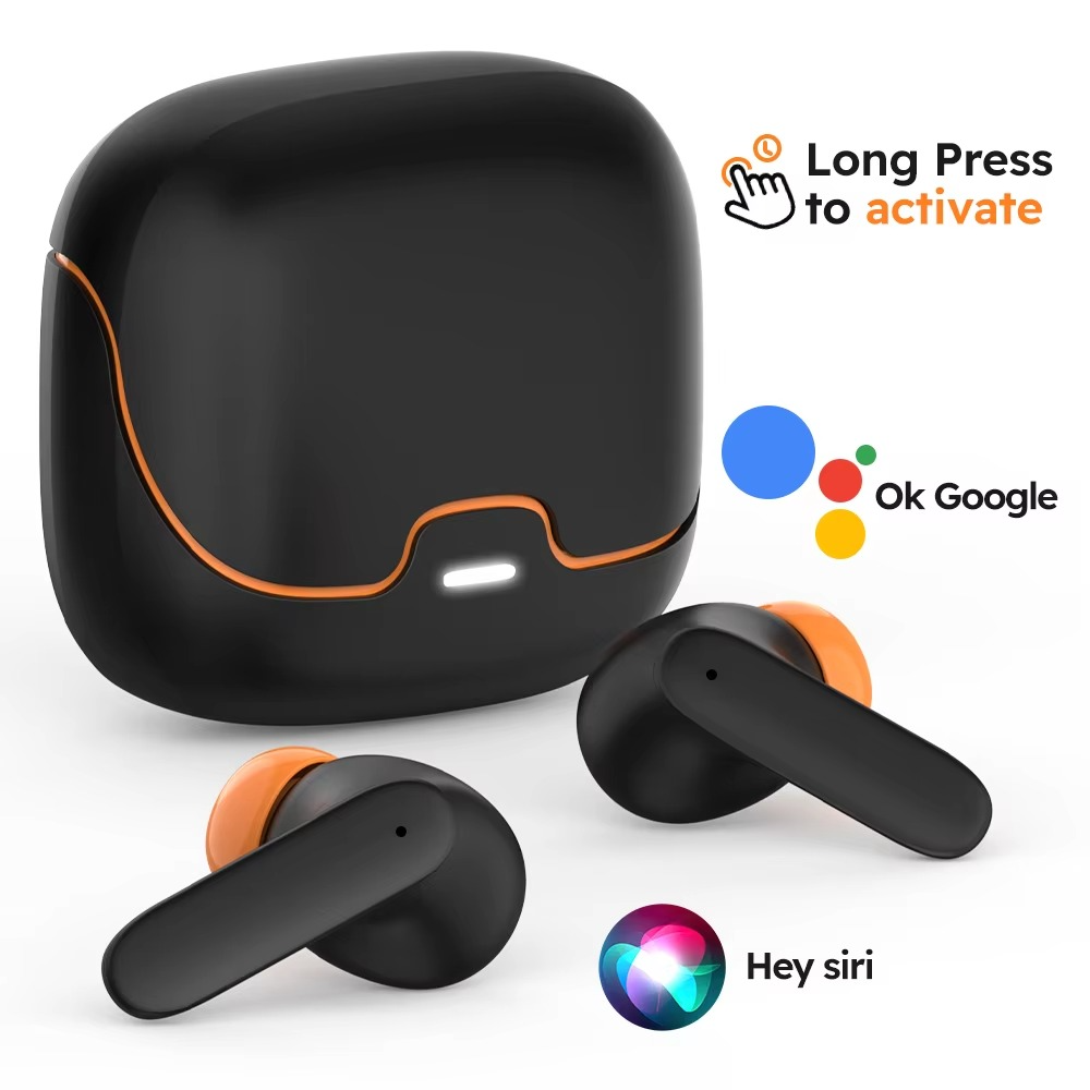 TWS Wireless Earbuds BT 5.4 Low Latency Game Earphones Microphone Noise Reductio