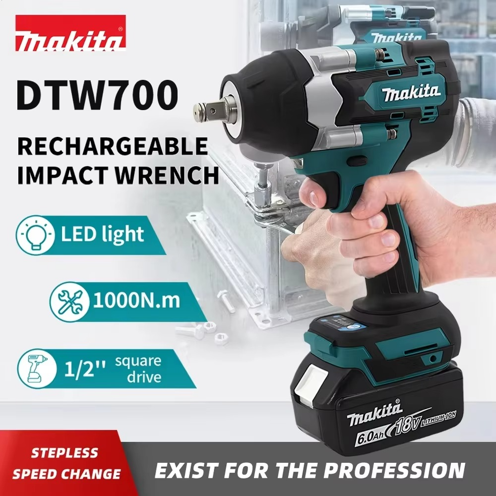 Makita DTW700 18V Brushless Impact Wrench – Cordless High-Torque Power Tool
