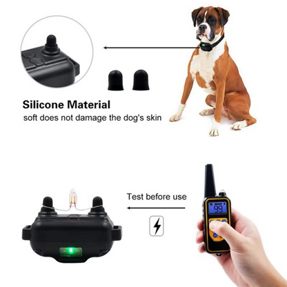 Electric Dog Training Collar – Waterproof, Rechargeable & Remote Control