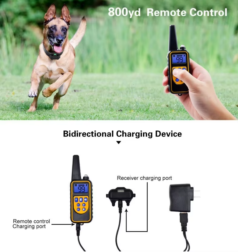 Electric Dog Training Collar – Waterproof, Rechargeable & Remote Control