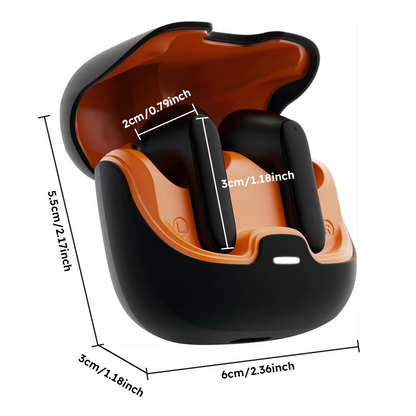 TWS Wireless Earbuds BT 5.4 Low Latency Game Earphones Microphone Noise Reductio