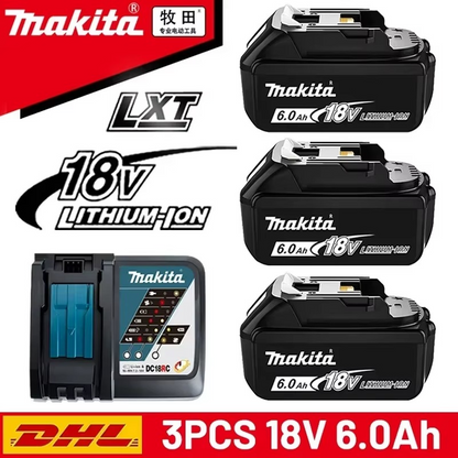 Makita-Compatible 18V Battery – High-Capacity 9Ah/6Ah/5Ah Replacement