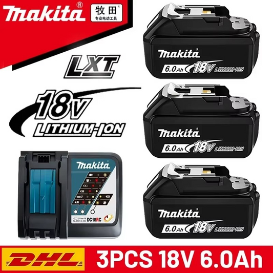 Makita-Compatible 18V Battery – High-Capacity 9Ah/6Ah/5Ah Replacement