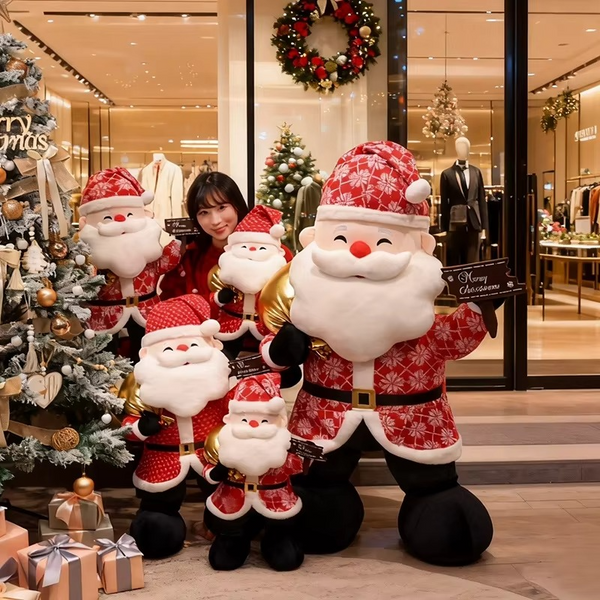 60/80cm Santa Claus Plush Toy Make your Christmas extra special