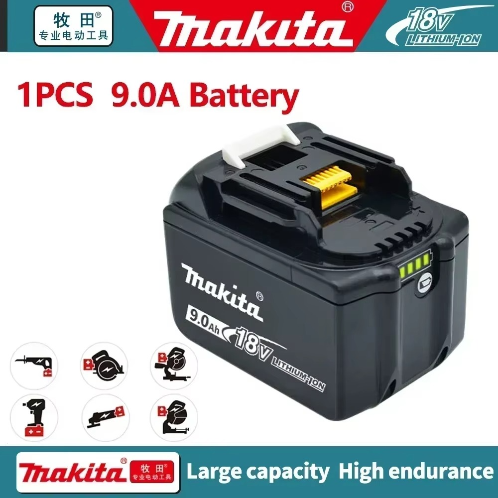 Makita-Compatible 18V Battery – High-Capacity 9Ah/6Ah/5Ah Replacement
