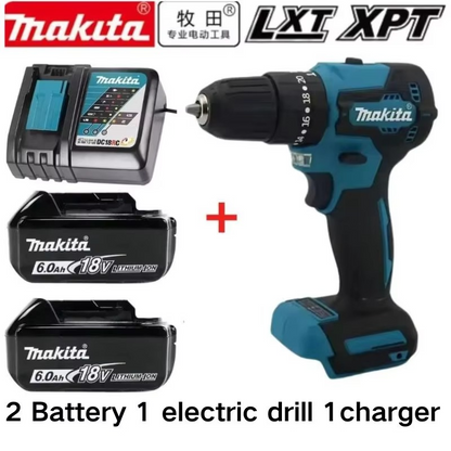 100% Original Makita 18V Battery 5Ah/6Ah/9Ah + Fast Charger for Impact Drill DDF487