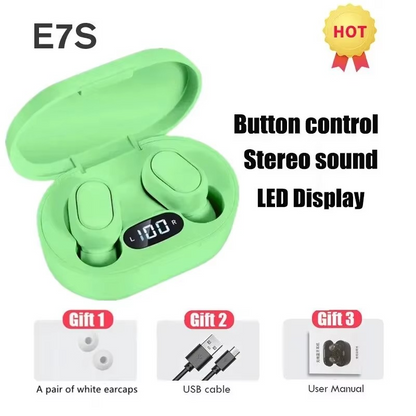 E7S TWS Wireless Headphones Bluetooth earphone Control Sport Headset Waterproof