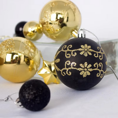 44Pcs 3/6CM Small Christmas Ball Christmas Tree Decoration Ornaments
