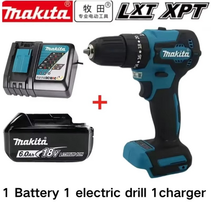 100% Original Makita 18V Battery 5Ah/6Ah/9Ah + Fast Charger for Impact Drill DDF487