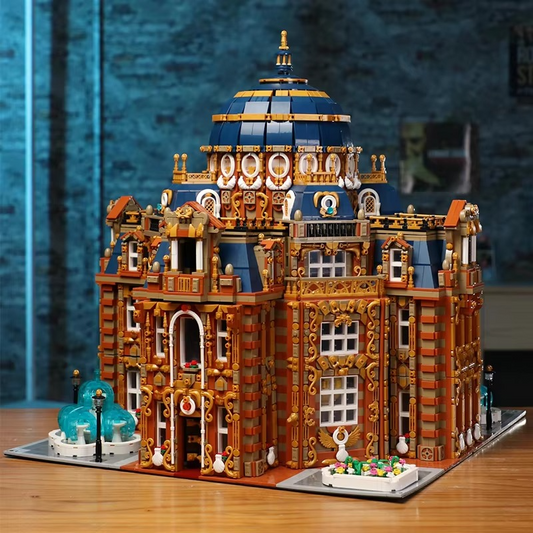 14133PCS Astronomy Museum Building Blocks Model Creative Street View Samll Parti