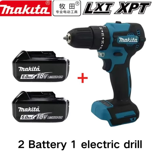 100% Original Makita 18V Battery 5Ah/6Ah/9Ah + Fast Charger for Impact Drill DDF487