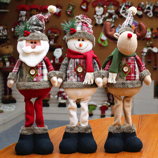 Christmas 3PCS Decorative Dolls Set (Santa | Snowman | Reindeer)