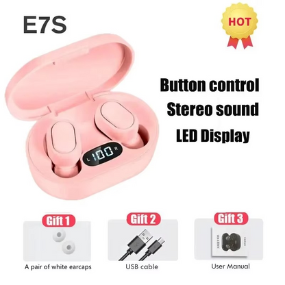 E7S TWS Wireless Headphones Bluetooth earphone Control Sport Headset Waterproof