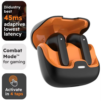 TWS Wireless Earbuds BT 5.4 Low Latency Game Earphones Microphone Noise Reductio