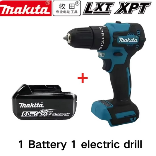 100% Original Makita 18V Battery 5Ah/6Ah/9Ah + Fast Charger for Impact Drill DDF487