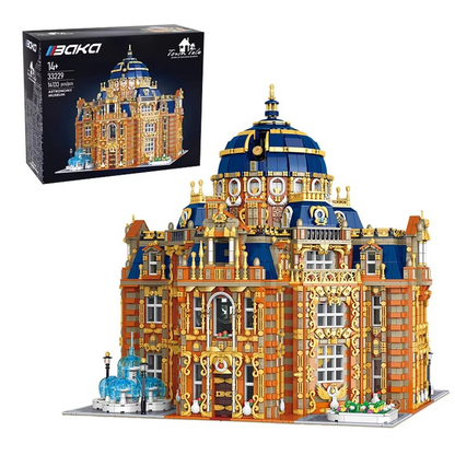 14133PCS Astronomy Museum Building Blocks Model Creative Street View Samll Parti