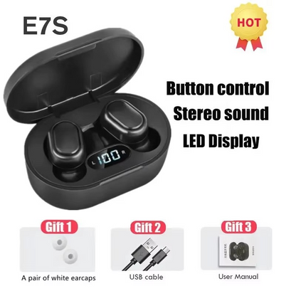 E7S TWS Wireless Headphones Bluetooth earphone Control Sport Headset Waterproof