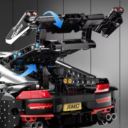 1466 PCS Racing Car Building Blocks Set – 1:14 Scale Sports Vehicle Model Kit