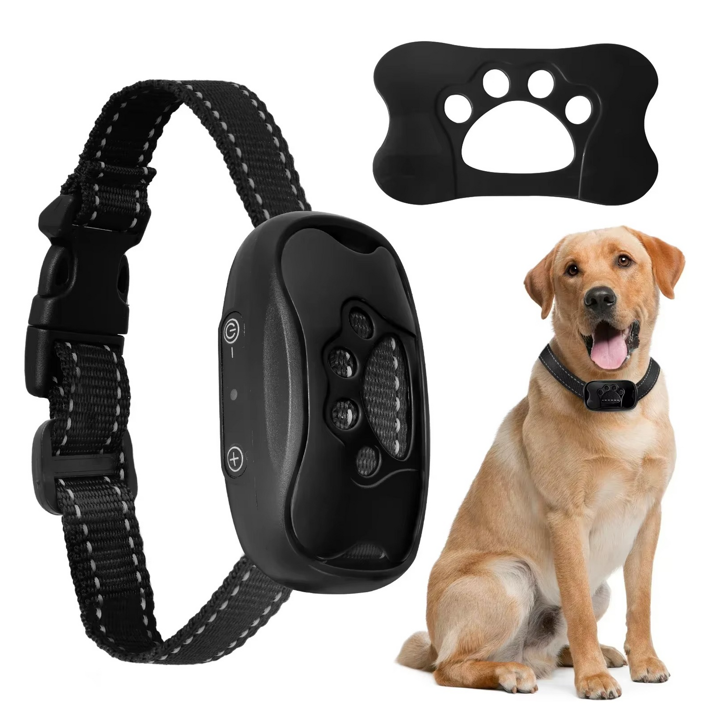 Anti Bark Collar Dog Pet Anti Barking Device Dogs Training No Shock Rechargeable