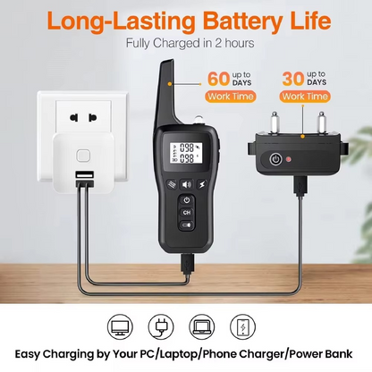 Anti Bark Collar Dog Pet Anti Barking Device Dogs Training No Shock Rechargeable