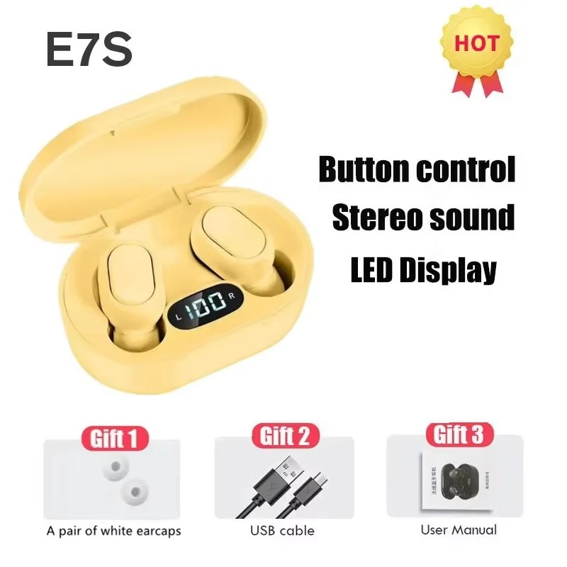 E7S TWS Wireless Headphones Bluetooth earphone Control Sport Headset Waterproof