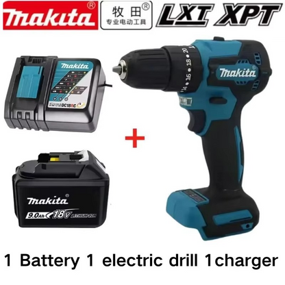 100% Original Makita 18V Battery 5Ah/6Ah/9Ah + Fast Charger for Impact Drill DDF487